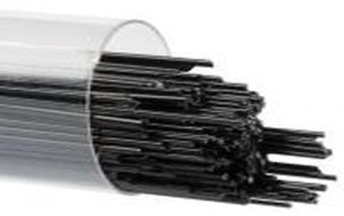 BU010105- Bullseye .5MM Stiff Black Opal Stringers - 90 COE