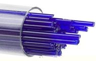 BU014772- Bullseye 2MM Deep Cobalt Blue Opal Stringers - 90 COE