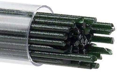 BU111272- Bullseye 2MM  Aventurine Green Transparent Stringers - 90 COE