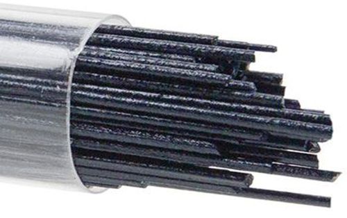 BU114072- Bullseye 2MM Aventurine Blue Transparent Stringers - 90 COE