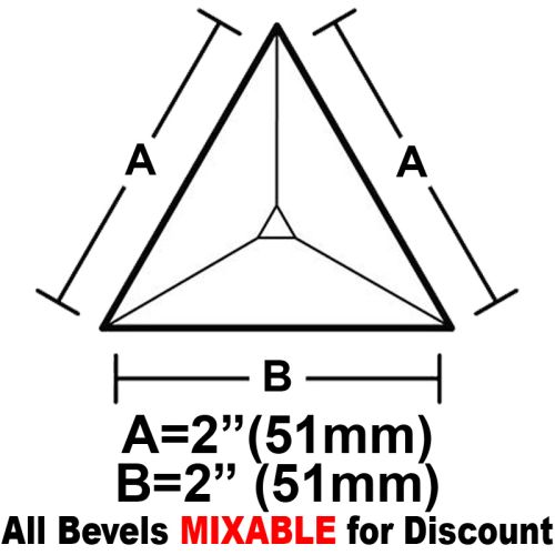 BVT22CS-Case 720ea. Tri.Bevel 2"x2"x2" 