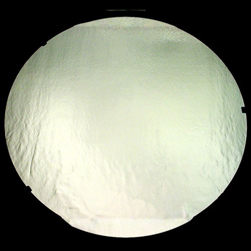 DC611A-CBS Thin Dichroic Pale Red/Silver On Clear 16"x19" - 96 COE