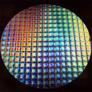 DC896A-CBS Thin Dichroic Mix On Black Puzzle 16"x19"- 90 COE
