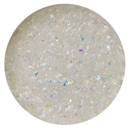 DF501- CBS Dichroic Frit Flakes Rainbow Clear Medium 90 COE