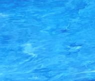 DG1101-Designer Glass Sky Blue/White Wispy Opal