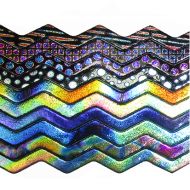 DWF211-CBS Dichroic Wavy Firestrips Patterns 6mm 96 COE