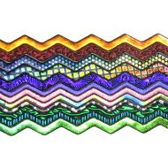 DWF213-CBS Dichroic Wavy Firestrips Assortment 96 COE