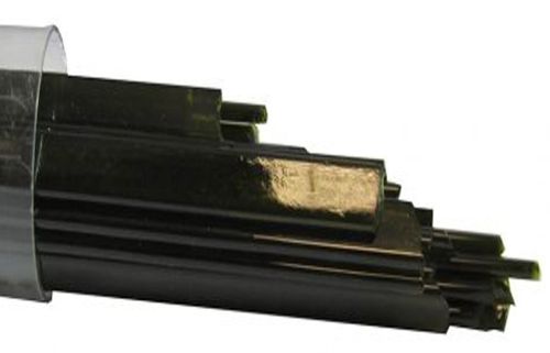 UN1074- Oceanside Olive Green Semi-Opal Noodles 96 COE #782