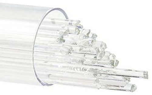 BU110172- Bullseye 2MM Clear Stringers - 90 COE
