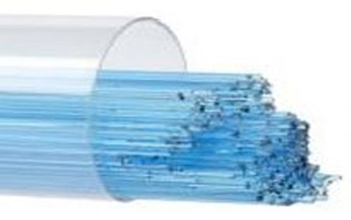 BU111605- Bullseye .5MM Turquoise Blue Transparent Stringers - 90 COE