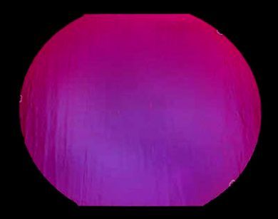 DC841B-CBS Thin Dichroic Black Cherry On Black 8"x9" - 90 COE